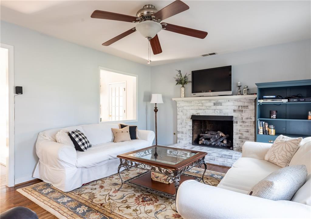 10208 Hopkins Road Chester, VA 23831 - Photo 6 of 27 Living Room with Fireplace