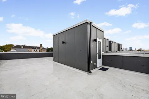 a view of a balcony with city view