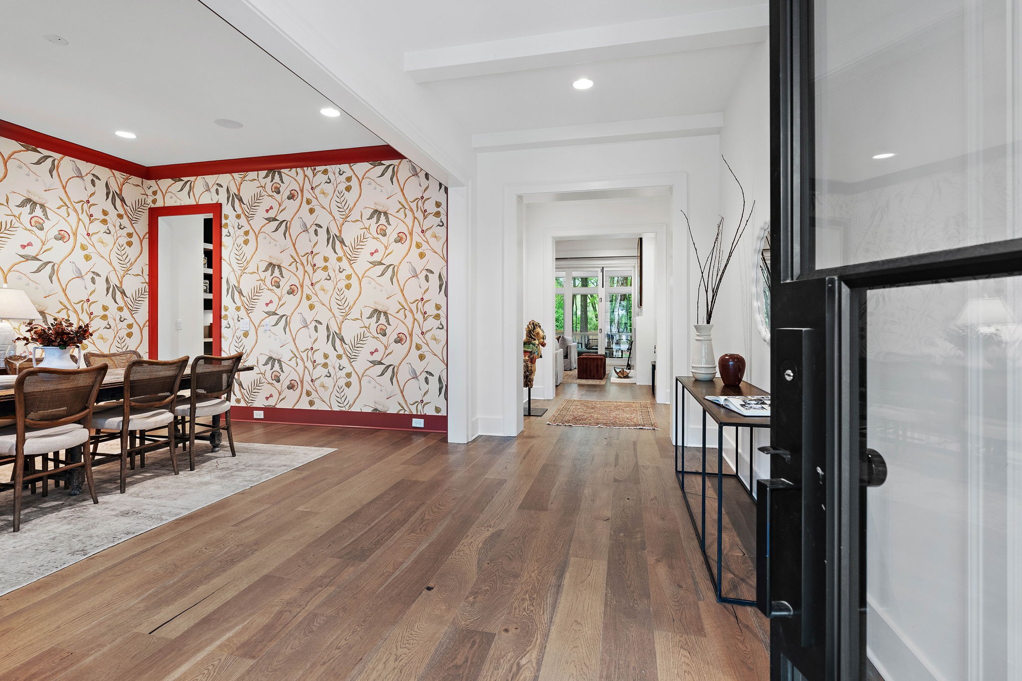 4340 Sneed Road Nashville, TN 37215 - Photo 3 of 49 a view of a livingroom with furniture and floor to ceiling window
