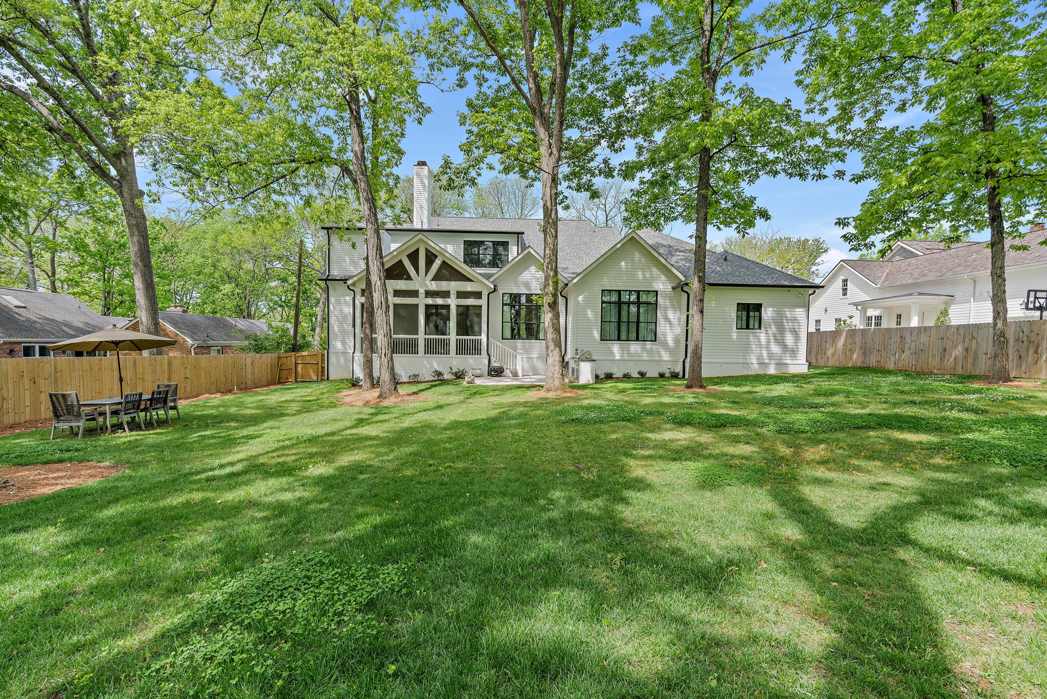 4340 Sneed Road Nashville, TN 37215 - Photo 46 of 49 a front view of a house with a garden