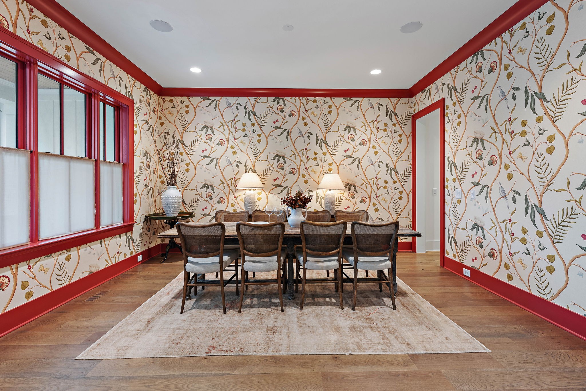 4340 Sneed Road Nashville, TN 37215 - Photo 9 of 49 a view of a dining room with furniture window and wooden floor