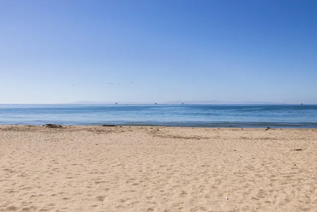 a view of an ocean beach
