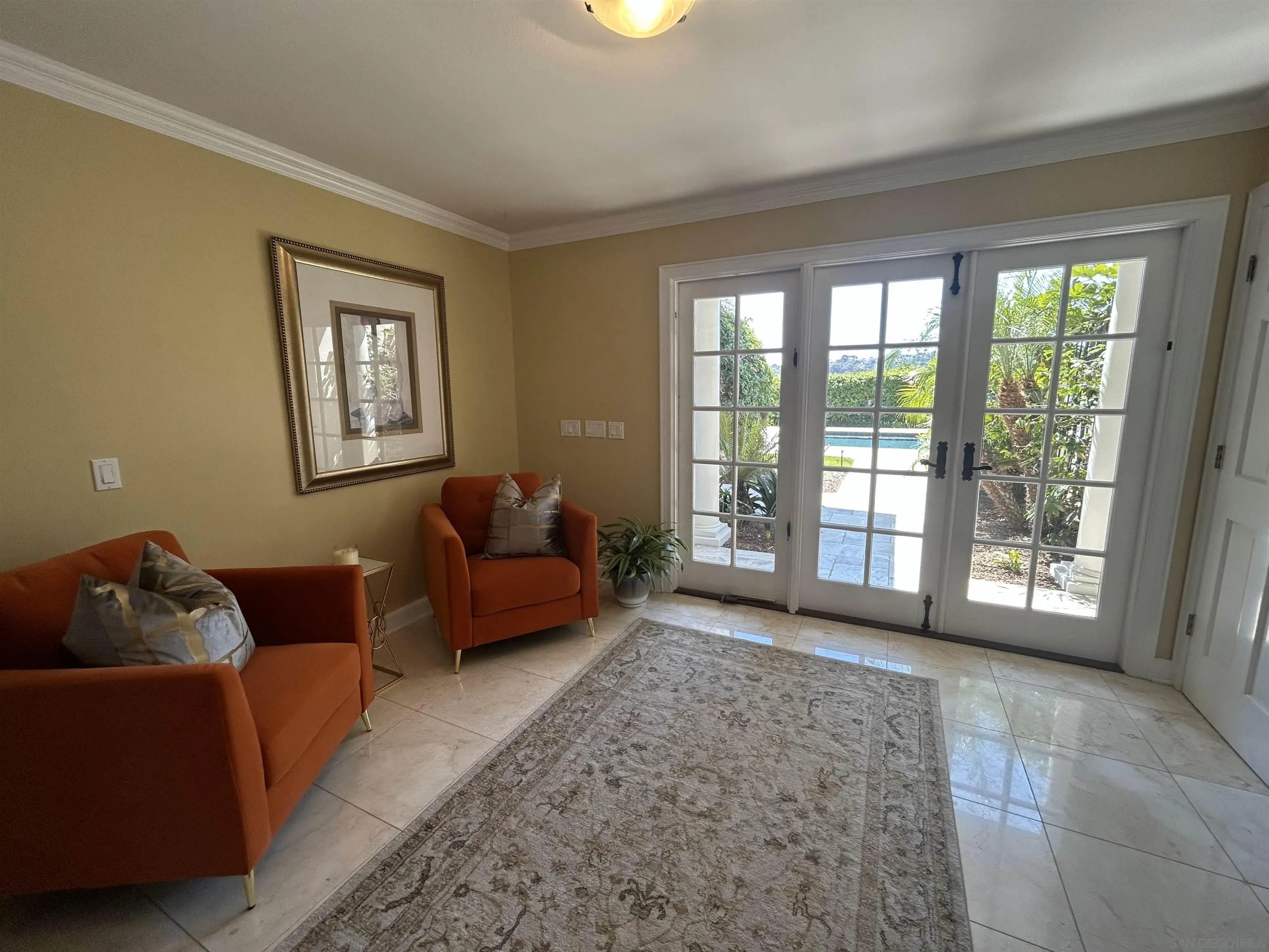 3023 Paseo Cielo Rancho Santa Fe, CA 92067 - Photo 25 of 33 a living room with furniture and a large window