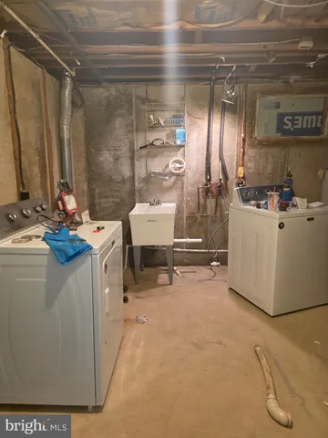 a room with table and chairs