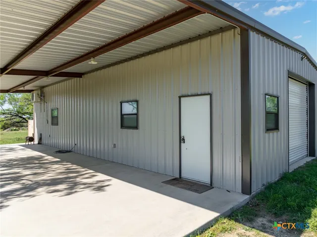 a backyard of a house