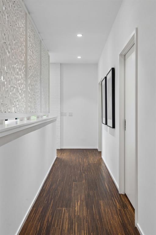 4321 Travis Street Dallas, TX 75205 - Photo 35 of 40 a view of hallway with wooden floor