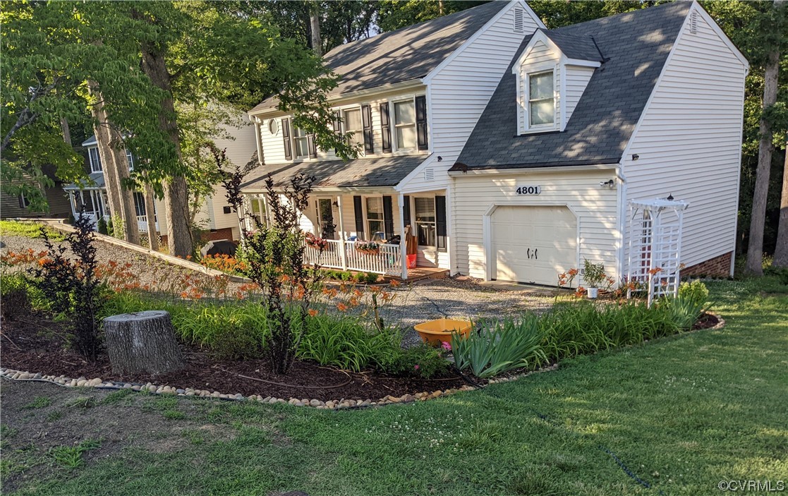 4801 Ball Cypress Road Chesterfield, VA 23832 - Photo 28 of 29 Landscaping When in Bloom, Drip irrigation system has been installed to water all plants even during the hottest summer days.