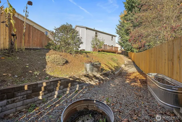 a view of outdoor space and car parked