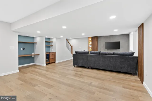 a view of kitchen and kitchen with furniture