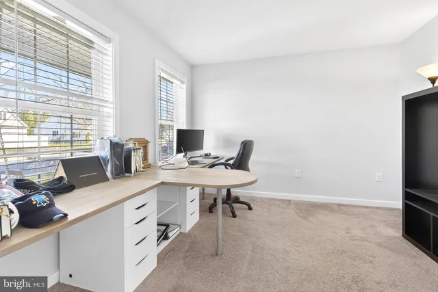 a view of a workspace with a window