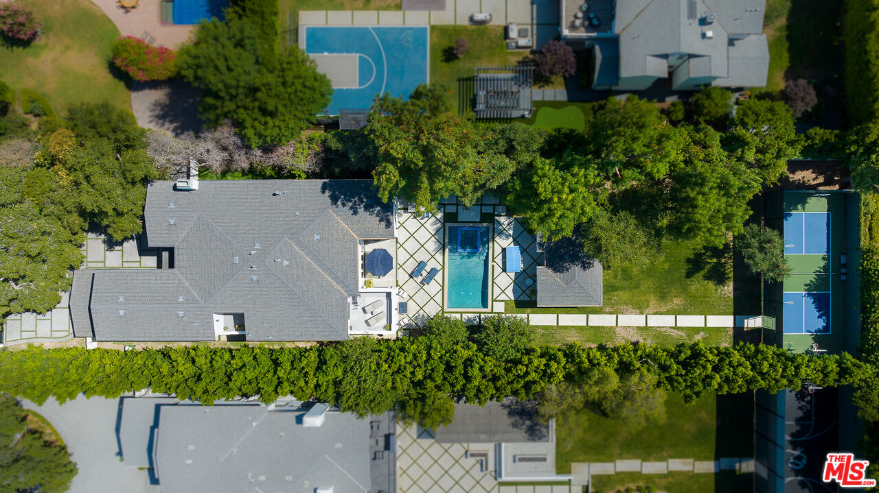 17524 Jayden Lane Encino, CA 91316 - Photo 4 of 52 an aerial view of a house with a yard and large tree