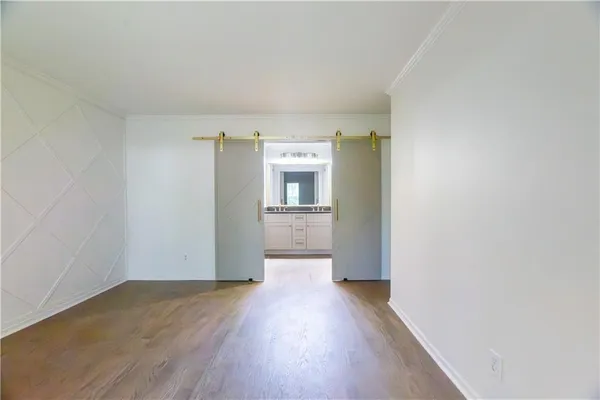 wooden floor in an empty room