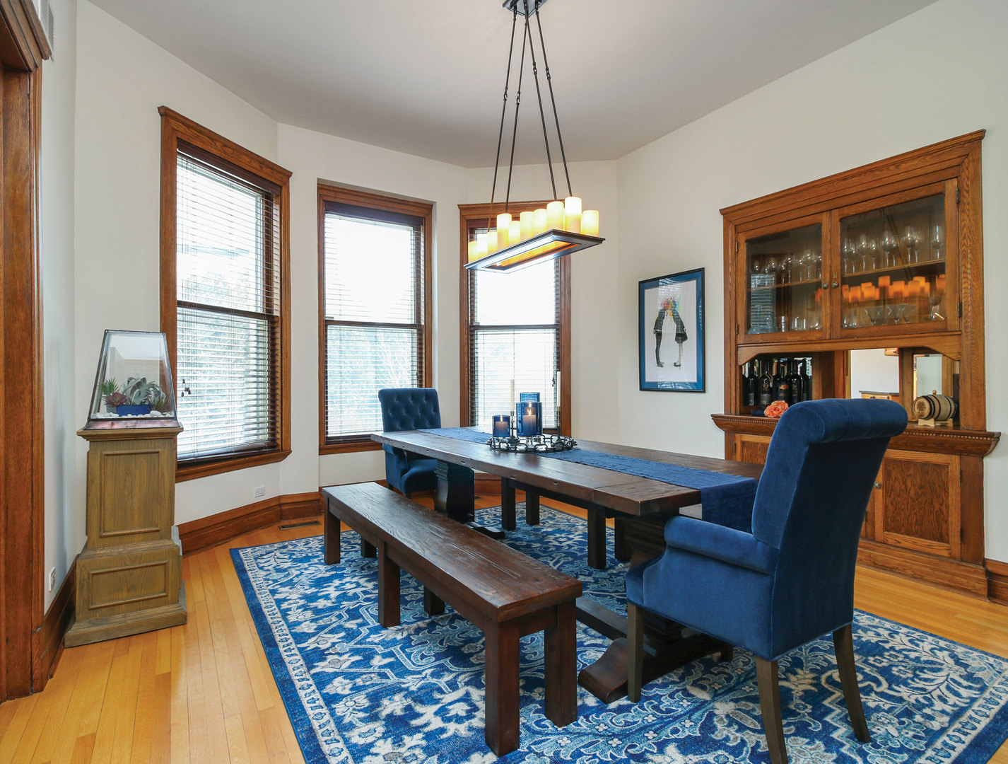 76 Logan Loop Highland Park, IL 60035 - Photo 6 of 17 a view of a dining room with furniture window and outside view