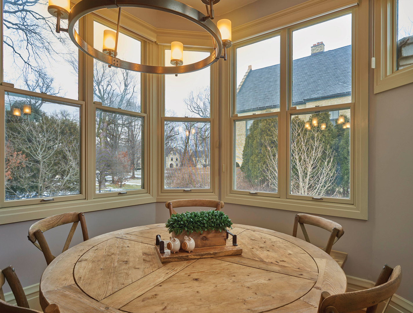 76 Logan Loop Highland Park, IL 60035 - Photo 8 of 17 a view of a dining room with furniture window and outside view