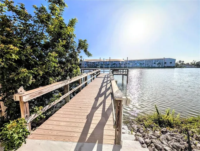a view of a lake and outdoor space