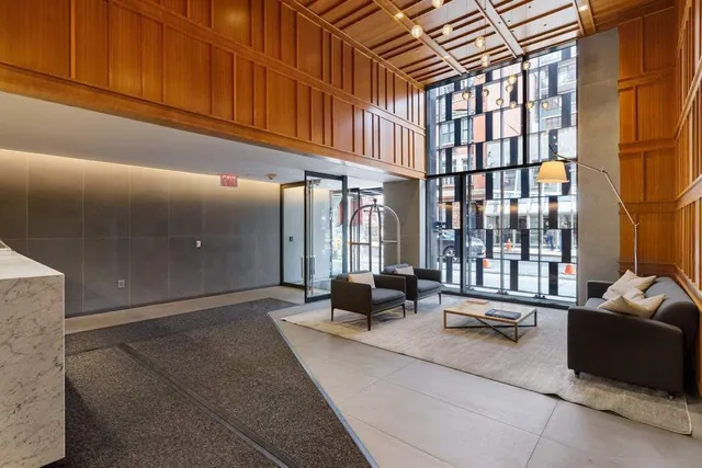 a front view of a building