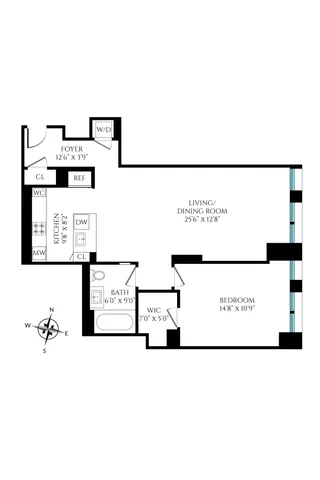 $1,550,000 | 160 East 22nd Street, Unit 10D | Gramercy