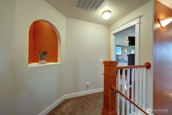 a view of entryway with a front door