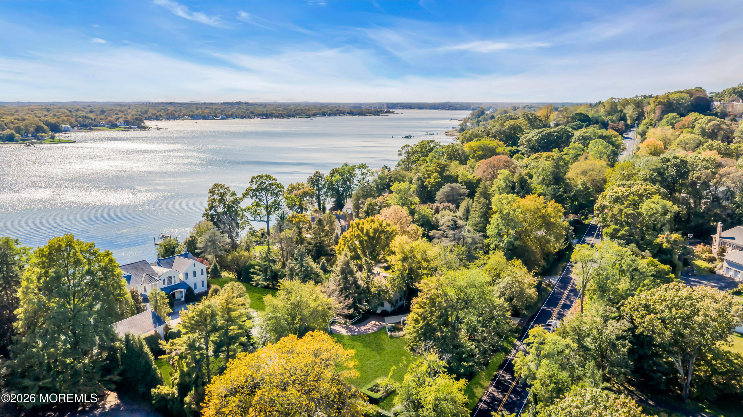 932 Navesink River Road Rumson, NJ 07760 - Photo 55 of 58 Drone of the Navesink and Property