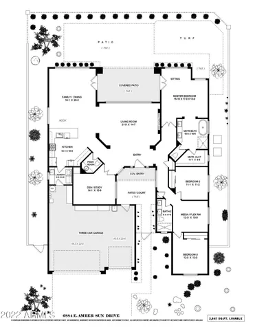 $9,500 | 6884 East Amber Sun Drive, Scottsdale, AZ 85266