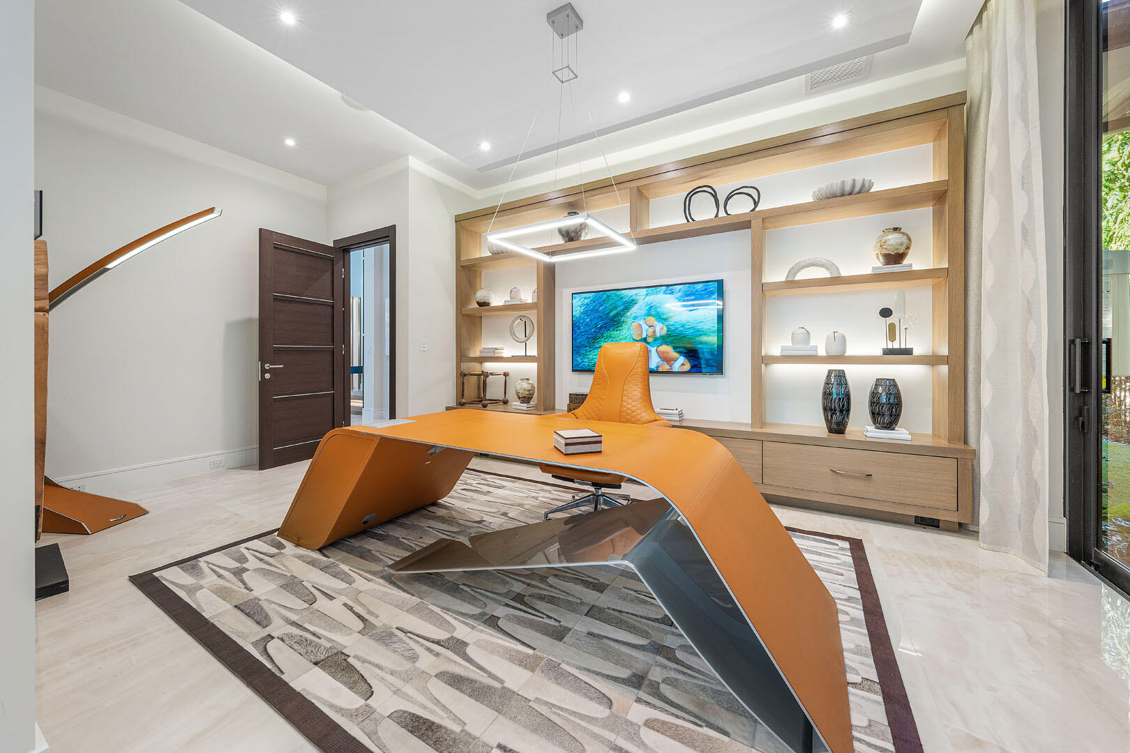 212 Alexander Palm Road Boca Raton, FL 33432 - Photo 36 of 75 a bedroom with a large bed and a large window