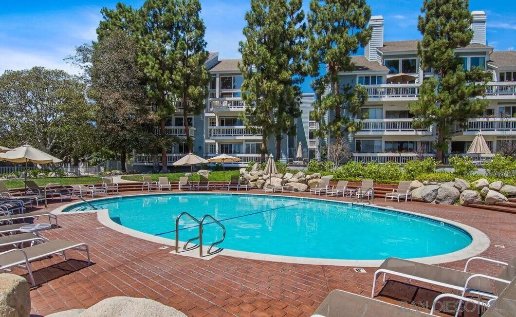 13078 Mindanao Way, Unit 101 Marina del Rey, CA 90292 - Photo 9 of 11 a swimming pool with outdoor seating and yard