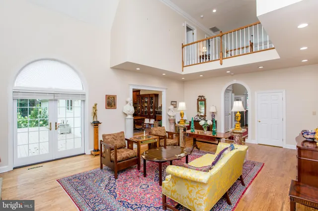 a workspace with furniture and a window