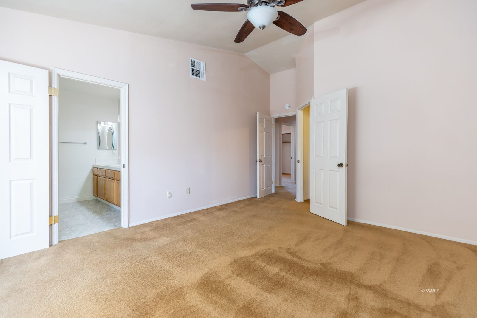 413 Petris Avenue Ridgecrest, CA 93555 - Photo 17 of 30 a view of a room with a ceiling fan