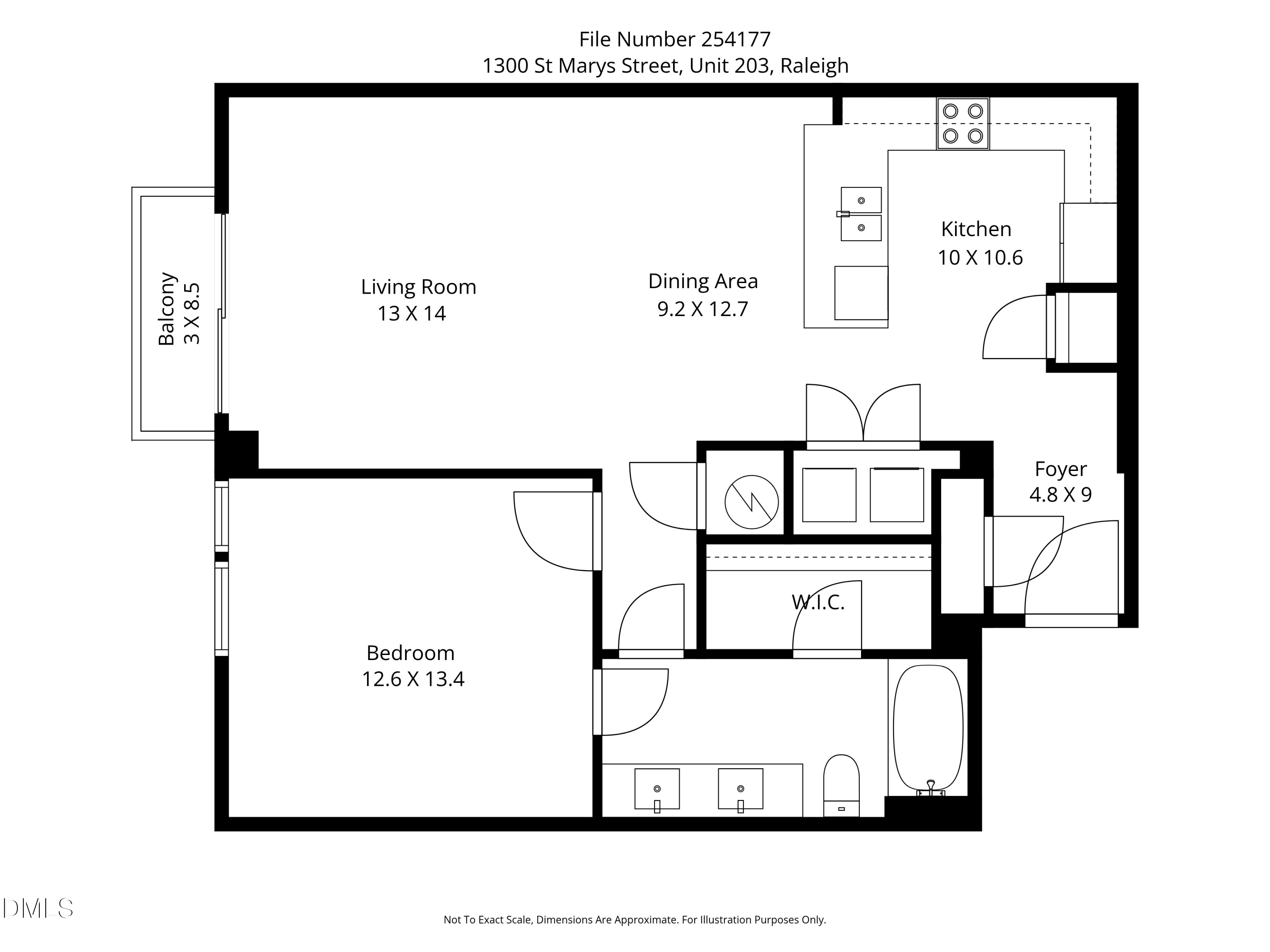 1300 St Marys Street, Unit 203 Raleigh, NC 27605 - Photo 24 of 24 a picture of a book and a bed