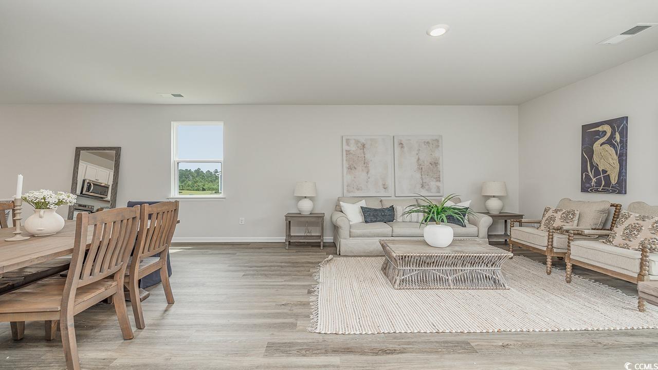 303 Ridley Street Longs, SC 29568 - Photo 10 of 31 Living room featuring light wood-type flooring and baseboards
