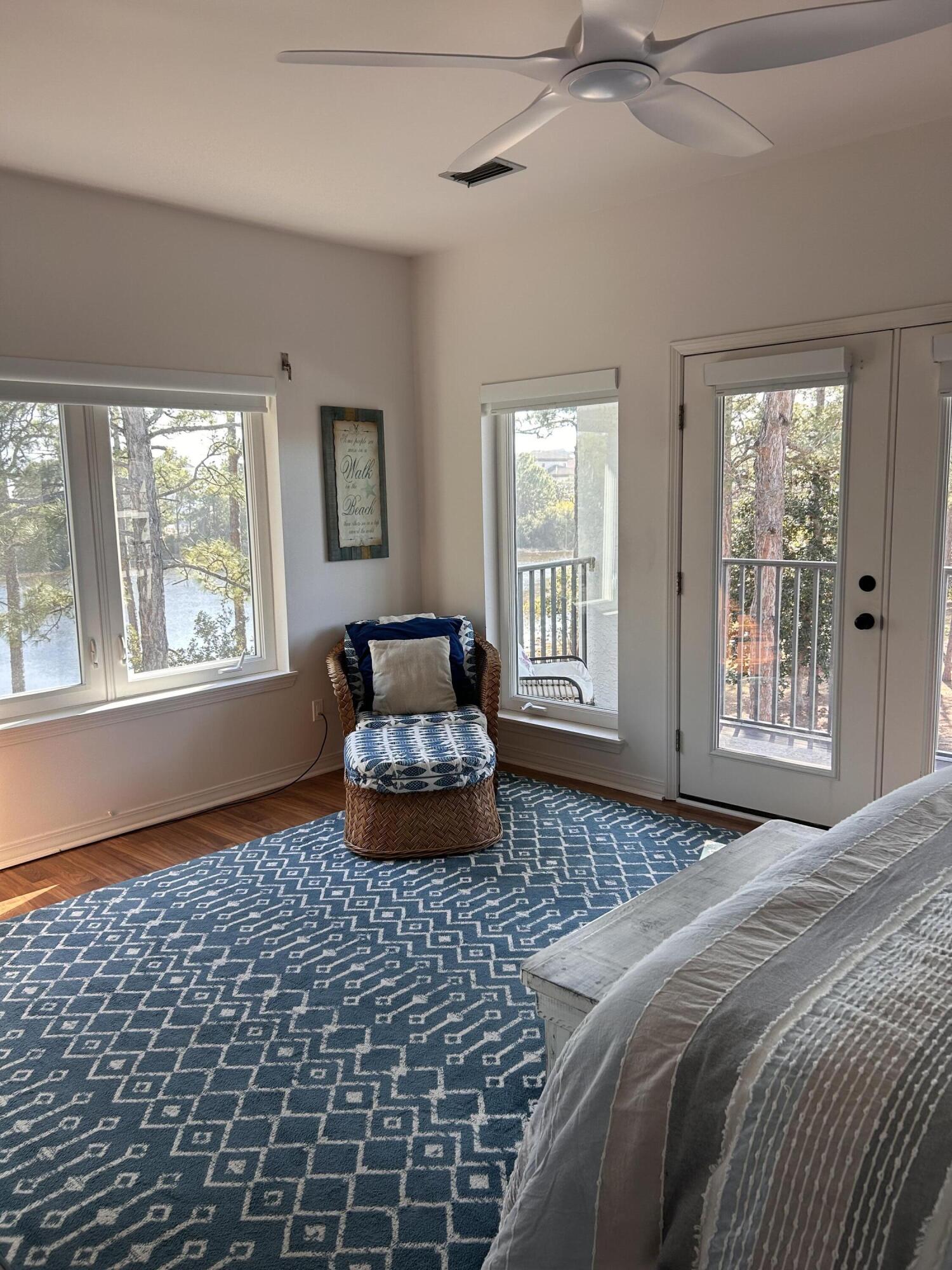 114 Mar-A-Lago Boulevard, Unit 1 Santa Rosa Beach, FL 32459 - Photo 43 of 49 a bedroom with a bed and window