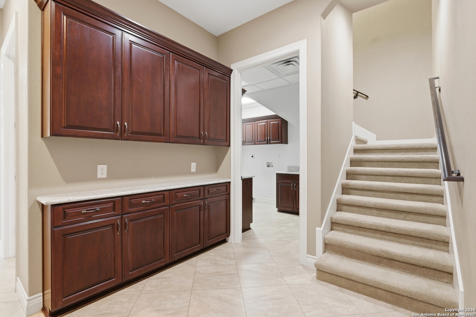 1030 Mystic Parkway Spring Branch, TX 78070 - Photo 29 of 63 a kitchen with a sink and cabinets
