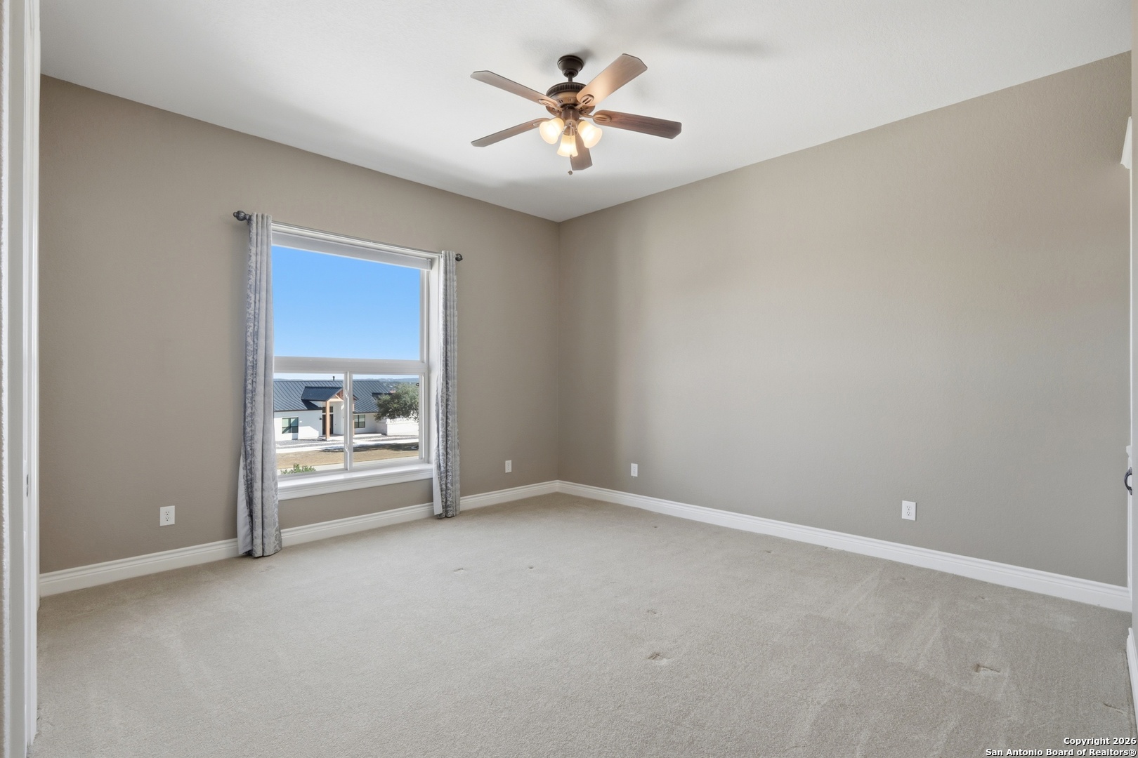 1030 Mystic Parkway Spring Branch, TX 78070 - Photo 35 of 63 wooden floor in an empty room and a window