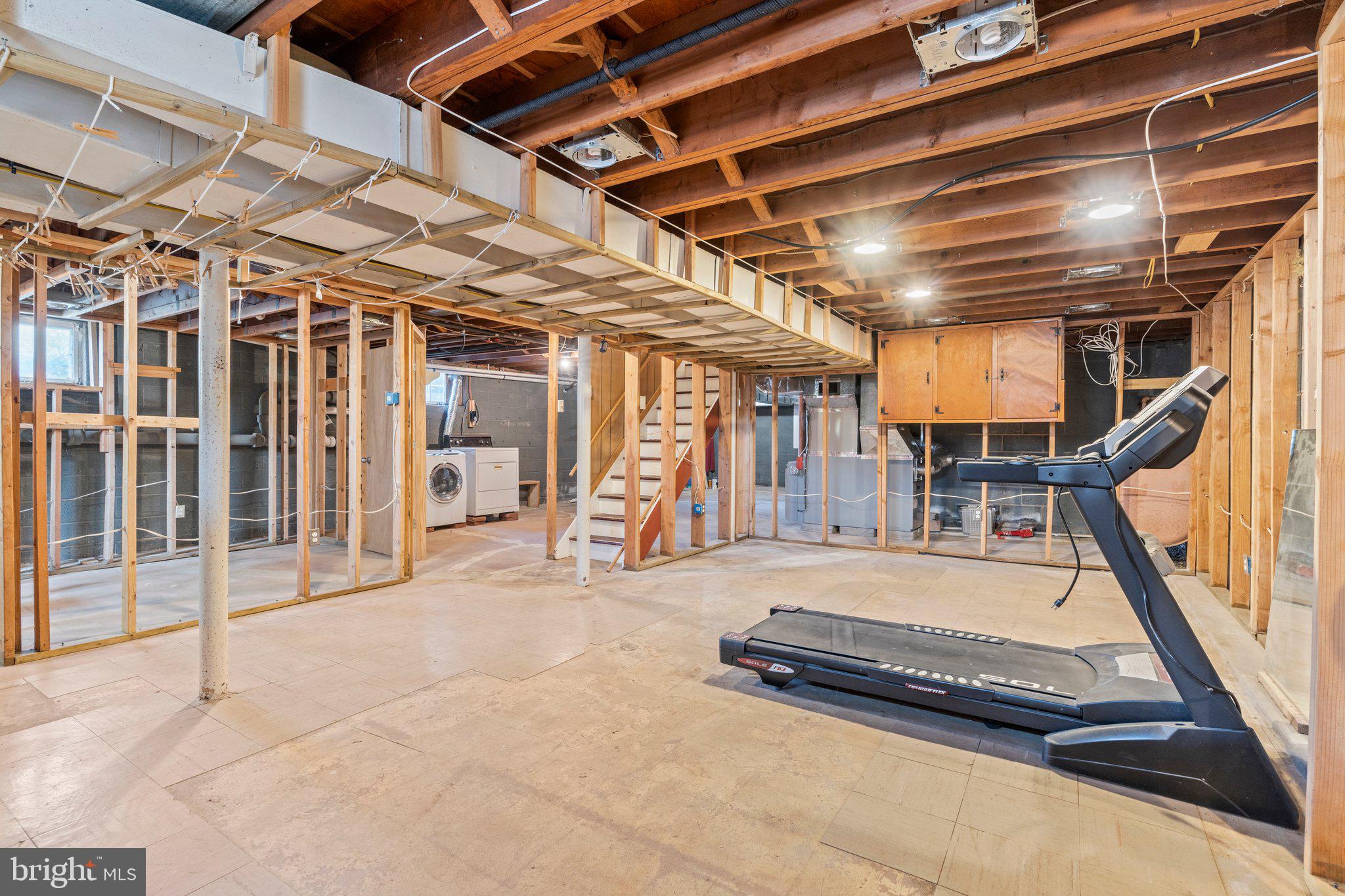 281 Pennington - Harbourton Road Pennington, NJ 08534 - Photo 32 of 35 a view of an empty room with wooden floor and stairs