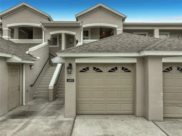 a front view of a house with a hallway
