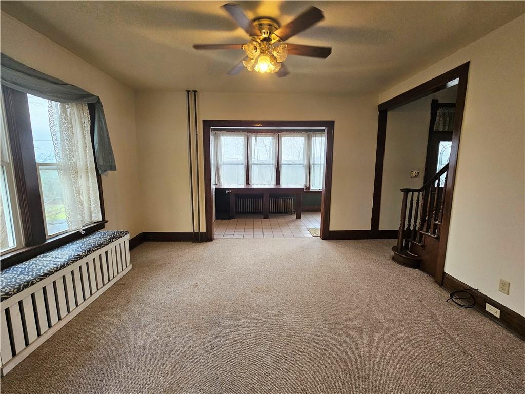 175 Blackfield Road Garrett, PA 15542 - Photo 10 of 37 an empty room with windows and fan