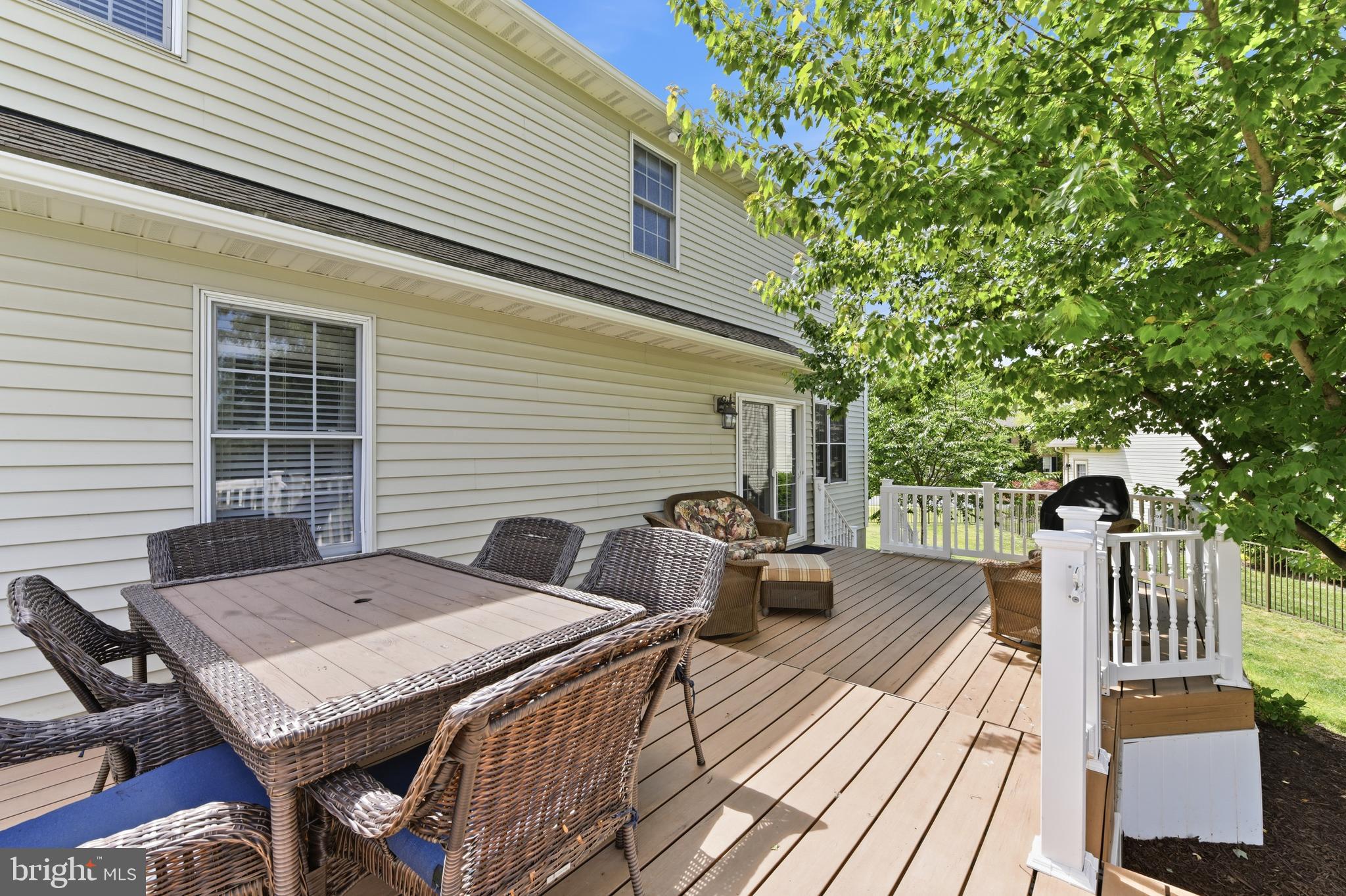 3121 South Wagner Circle Sinking Spring, PA 19608 - Photo 27 of 30 a view of backyard with a deck and furniture