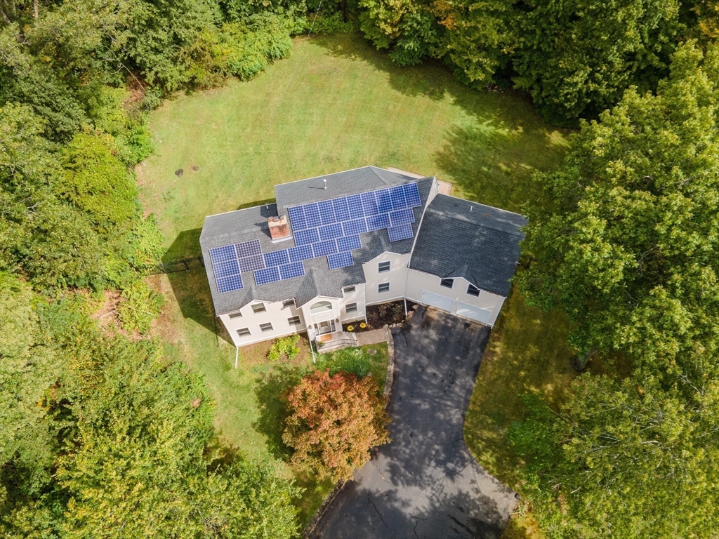 11 Parsons Way Natick, MA 01760 - Photo 25 of 29 an aerial view of a house with a yard swimming pool and outdoor seating