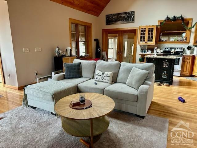 8 Bailey Purling, NY 12470 - Photo 5 of 13 a living room with furniture and a flat screen tv