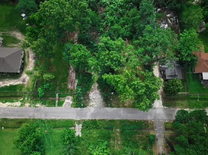 a view of a lake with a building in the background