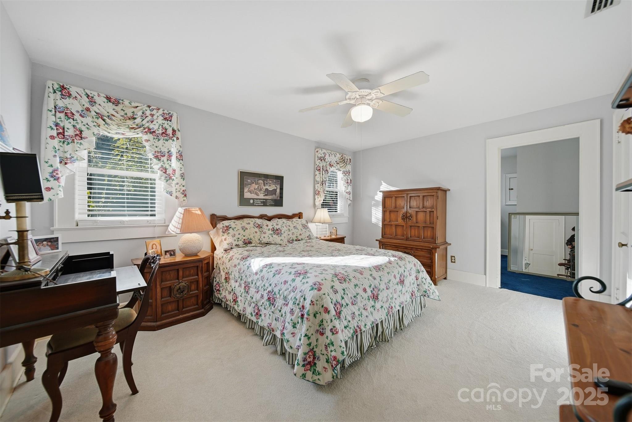 619 4th Street Northeast Hickory, NC 28601 - Photo 18 of 38 a bedroom with a bed and a couch