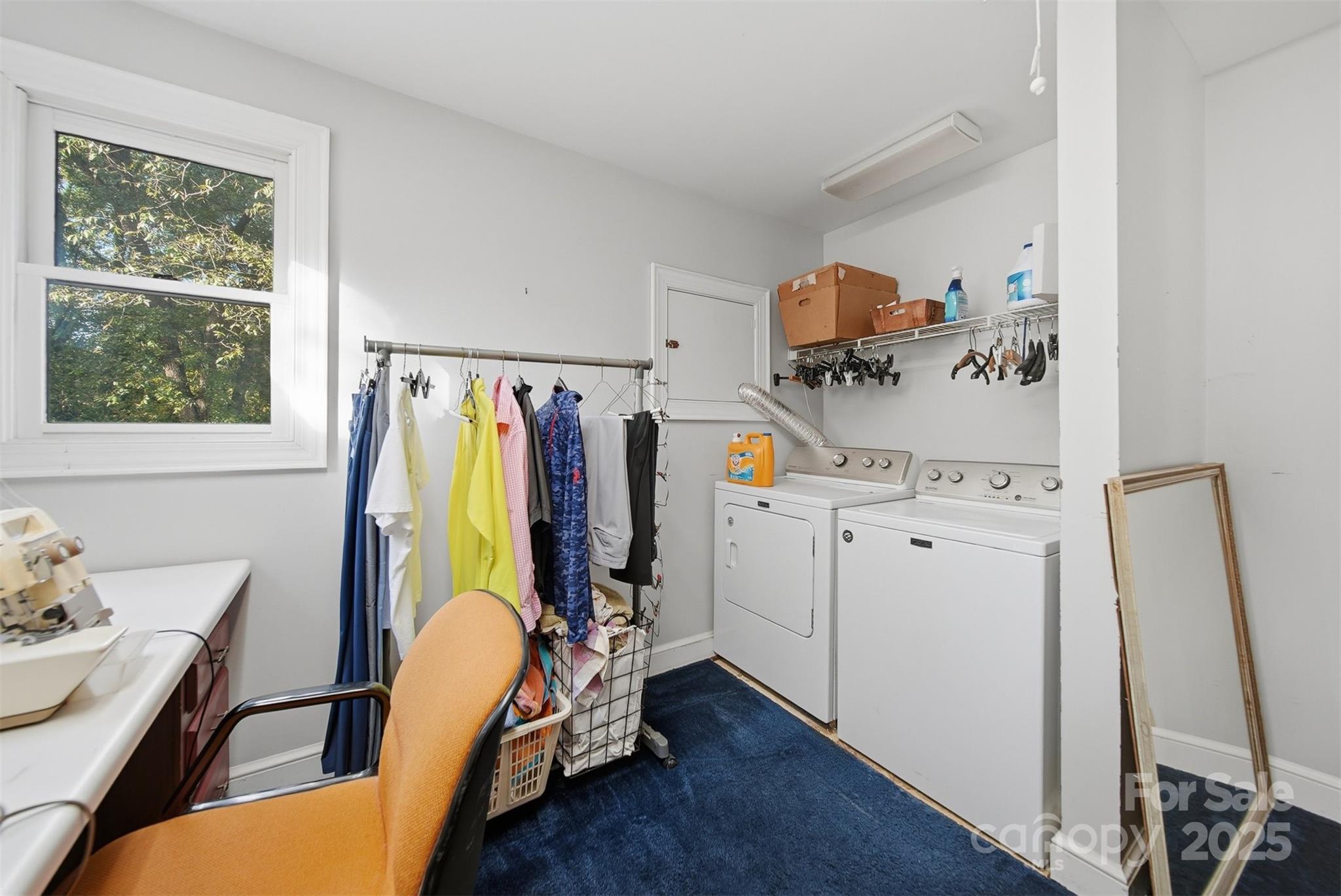 619 4th Street Northeast Hickory, NC 28601 - Photo 28 of 38 a bedroom with a bed and wooden floor