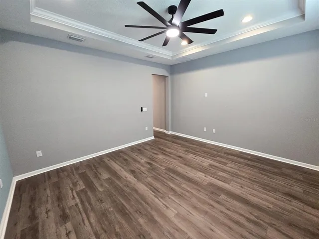 wooden floor in an empty room
