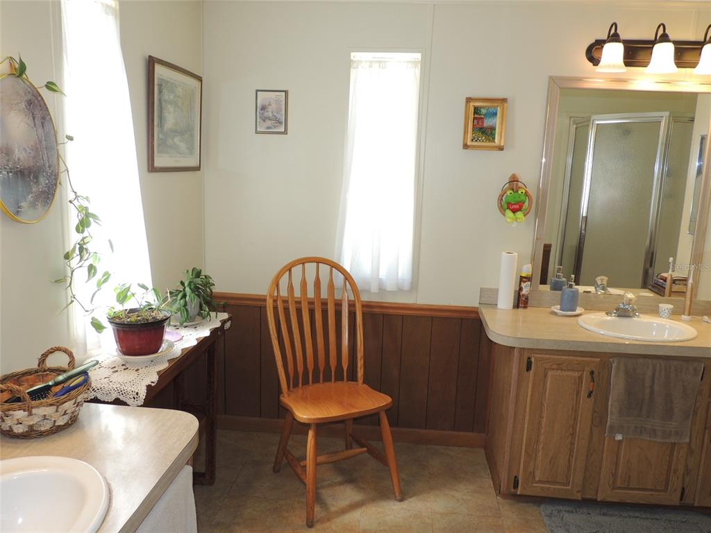 7050 Southeast Co Road 337 Morriston, FL 32668 - Photo 54 of 67 a bathroom with a sink and a mirror