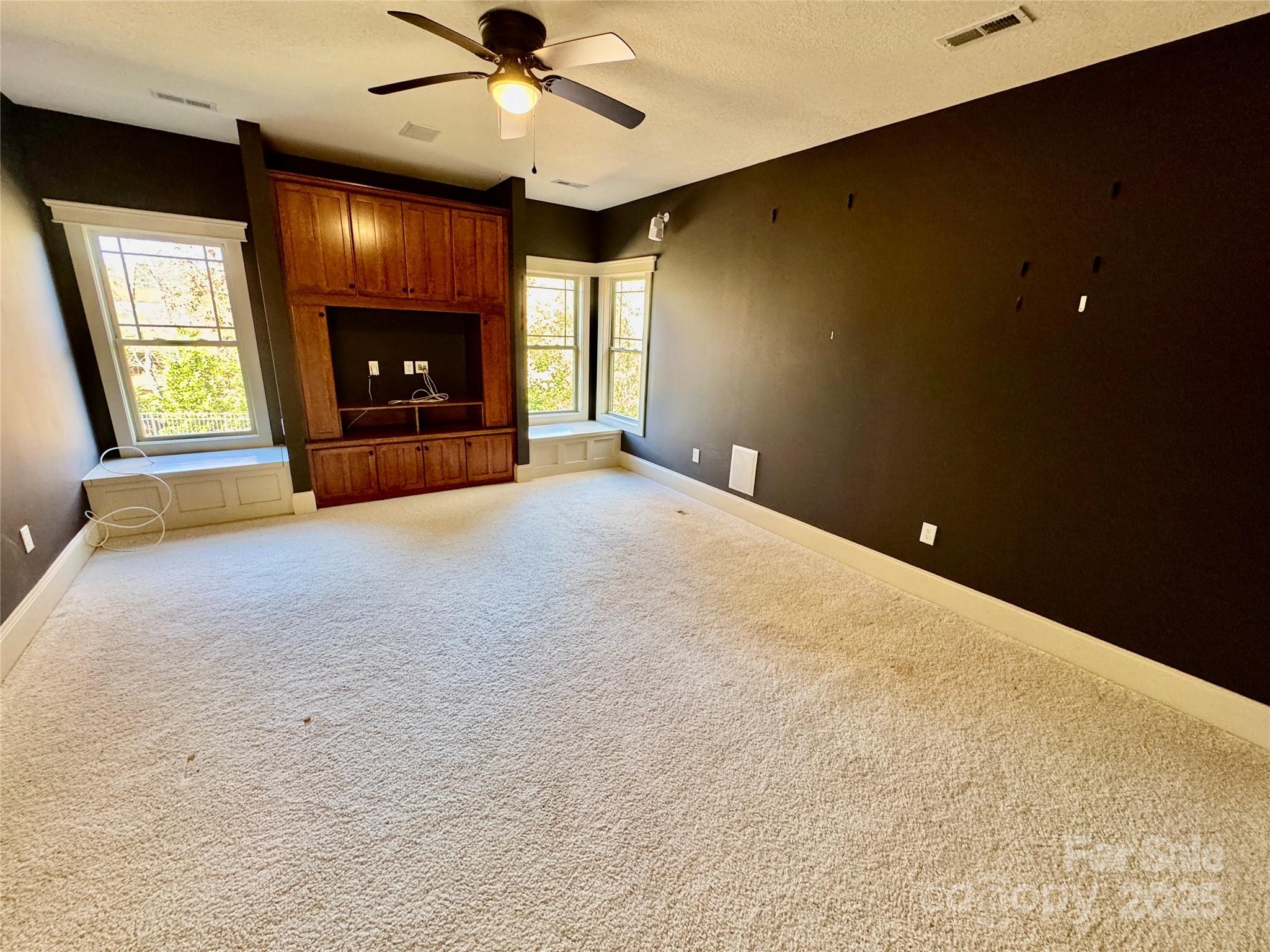 600 Baron Road Waxhaw, NC 28173 - Photo 24 of 42 a view of empty room with fireplace fan and windows