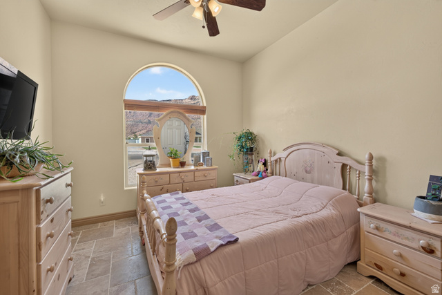 4635 East Sunny Acres Lane Moab, UT 84532 - Photo 54 of 56 Arched window providing natural light and mountain scenery