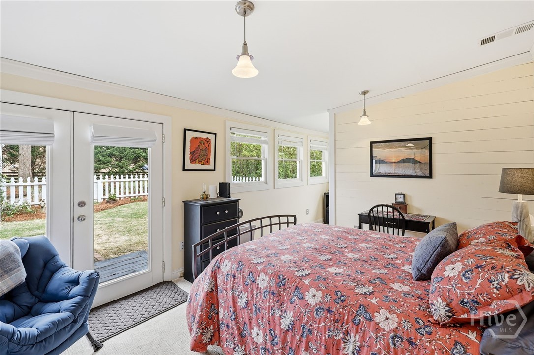 1481 Hodges Mill Road Watkinsville, GA 30677 - Photo 41 of 57 Guest bedroom with private courtyard entrance