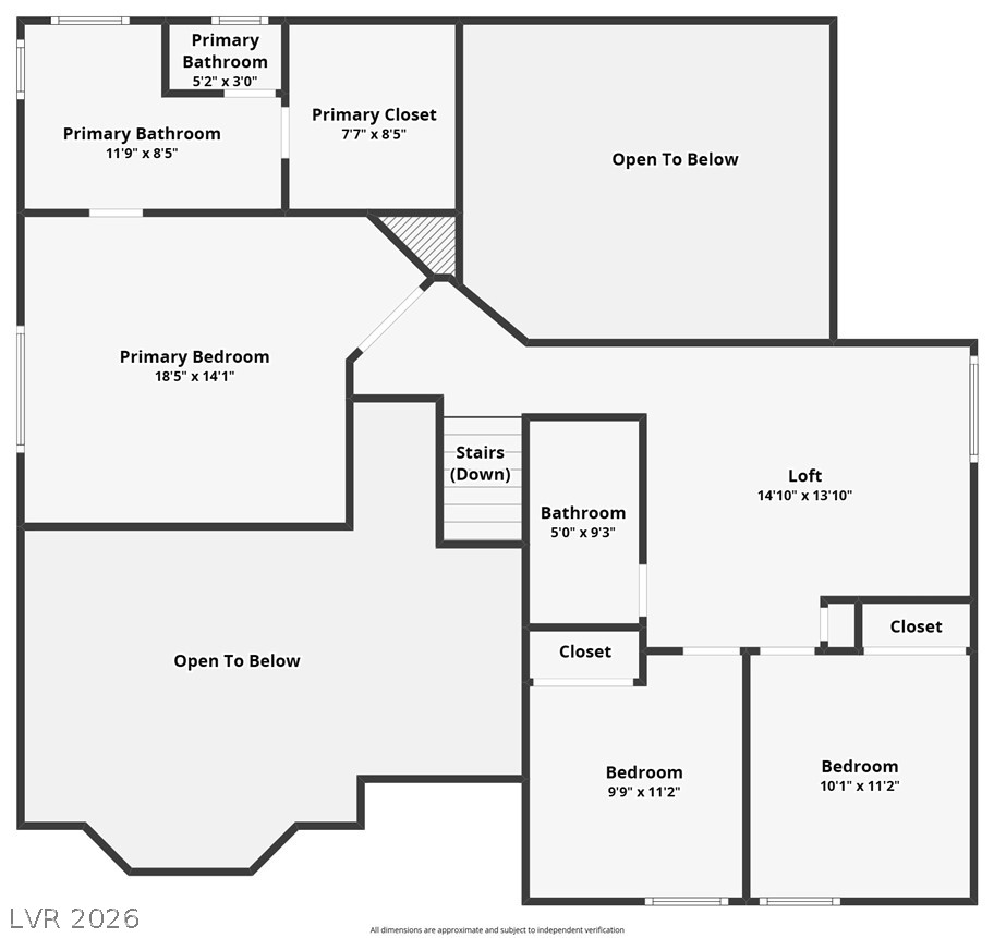 2600 Frontera Road Henderson, NV 89074 - Photo 47 of 47 Second level floorplan