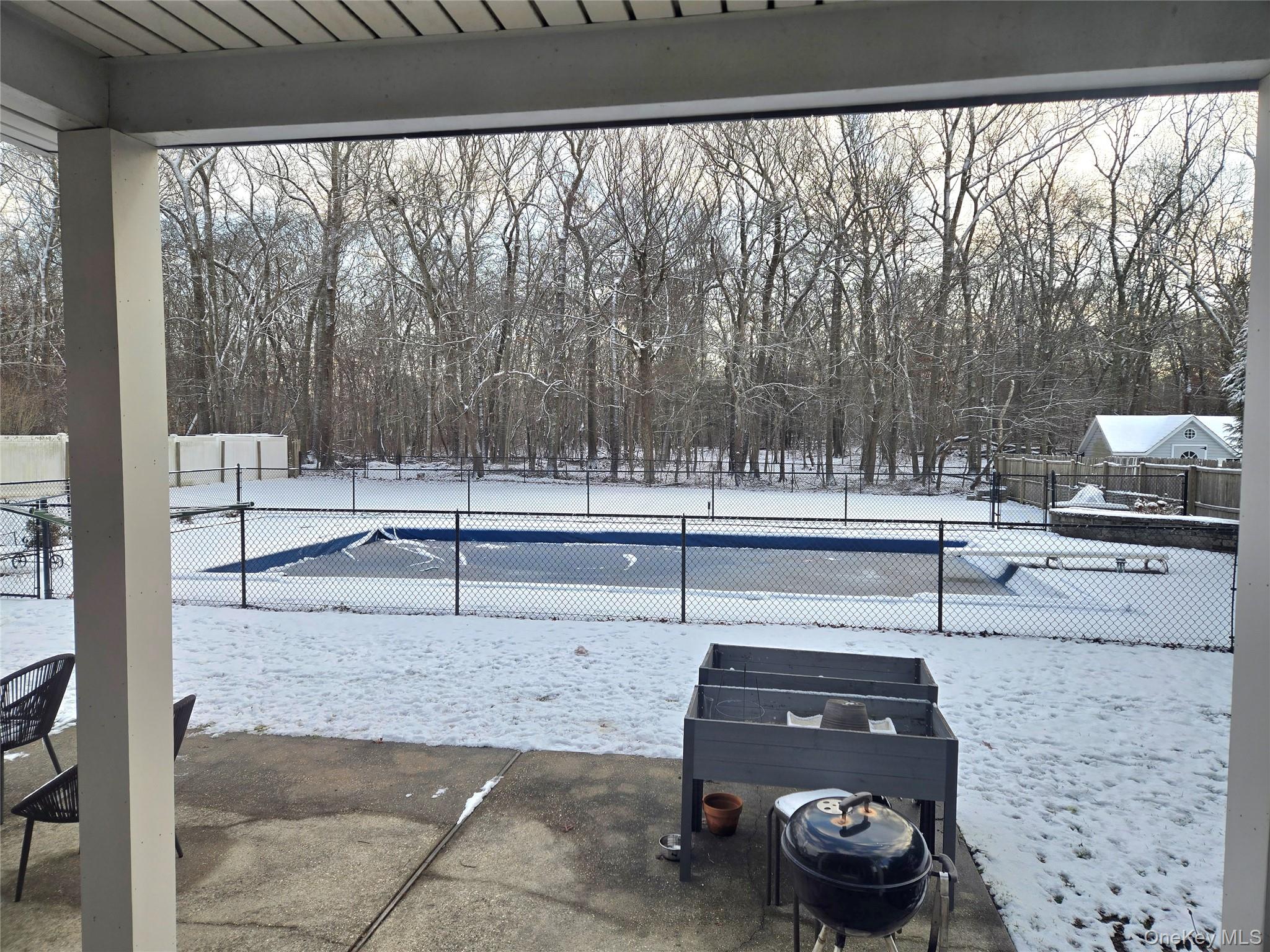 22 Rustic Road Yaphank, NY 11980 - Photo 25 of 35 Fenced pool area