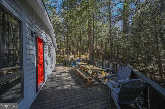a view of outdoor space and seating area